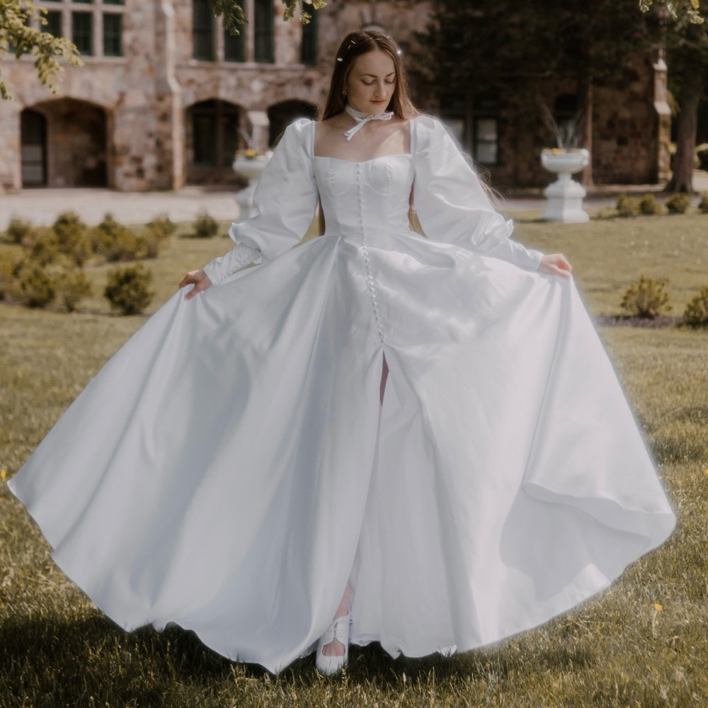Elegant White Gown